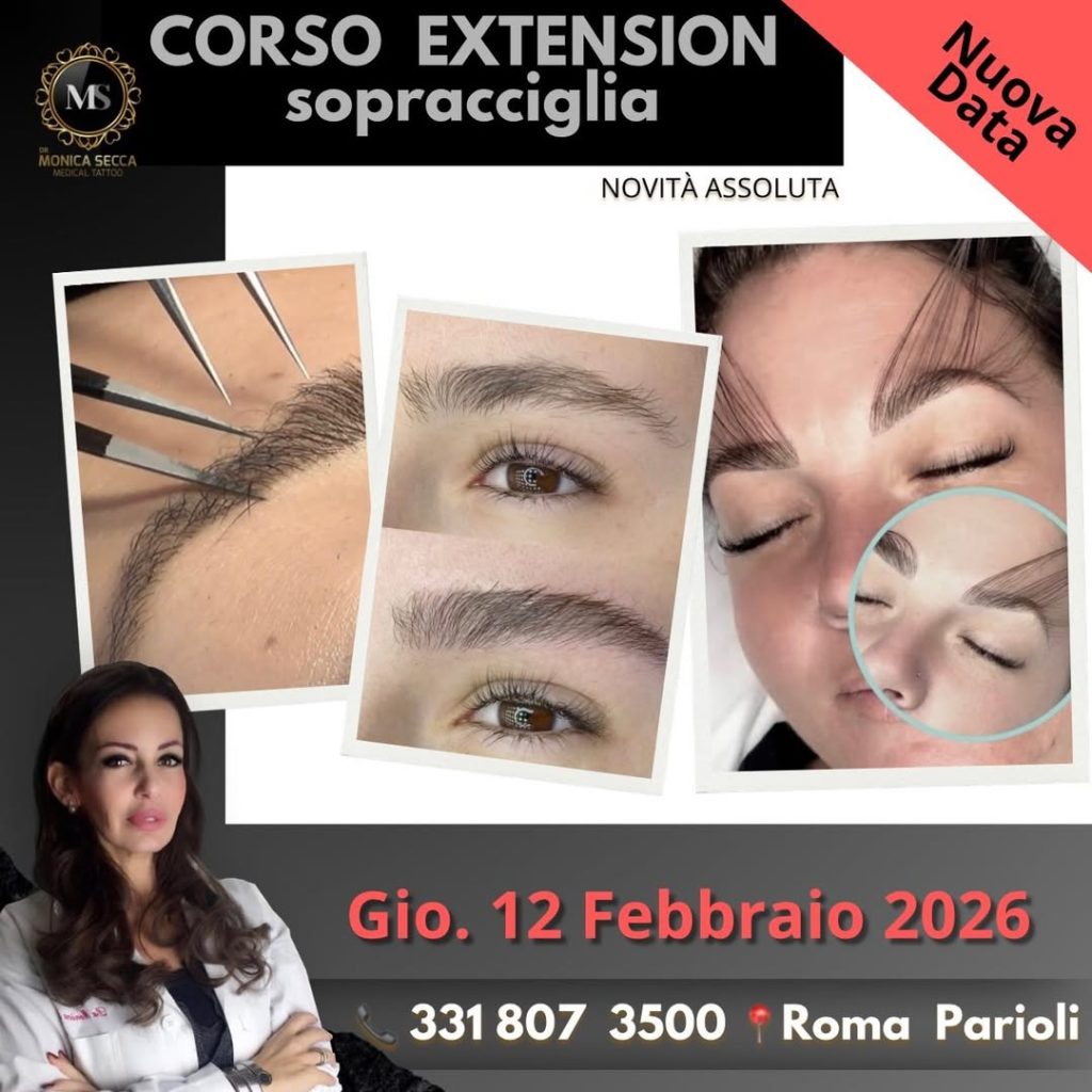 Nuova Data Corso Extension Sopracciglia 2026